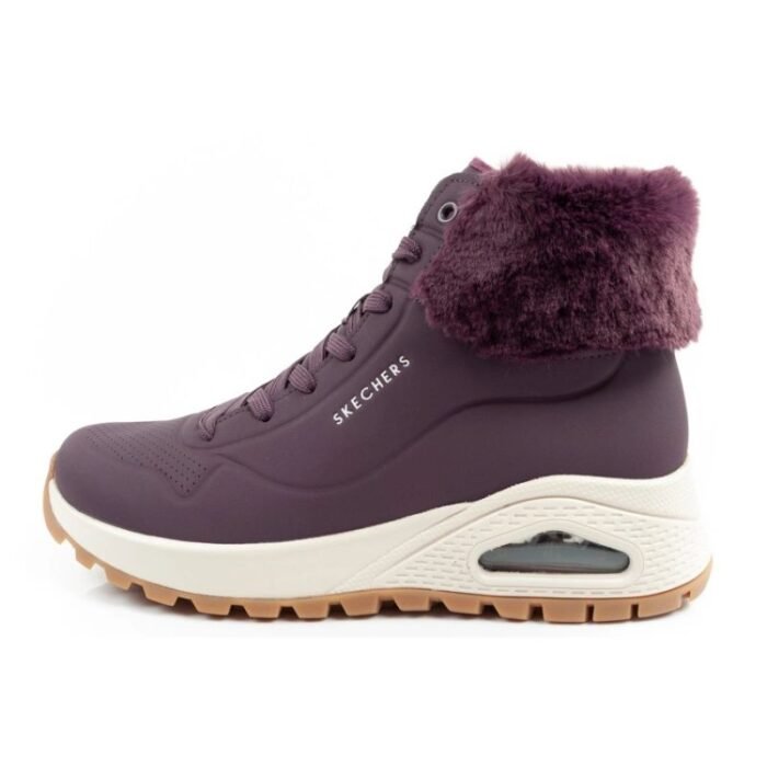 Skechers Uno Rugged Kadın Yalıtımlı Kış Botları Mor - Görsel 2