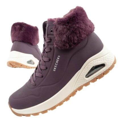 Skechers Uno Rugged Kadın Yalıtımlı Kış Botları Mor