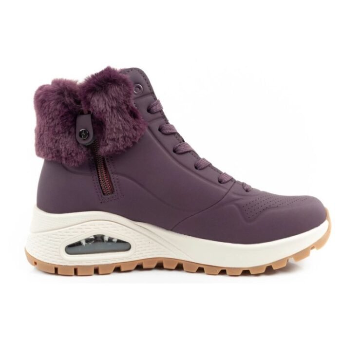 Skechers Uno Rugged Kadın Yalıtımlı Kış Botları Mor - Görsel 4
