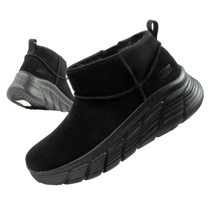 tryoshop-skechers-women-s-winter-boots-insulated-leather-ankle-boots-1634277 Skechers kadın kış botları,