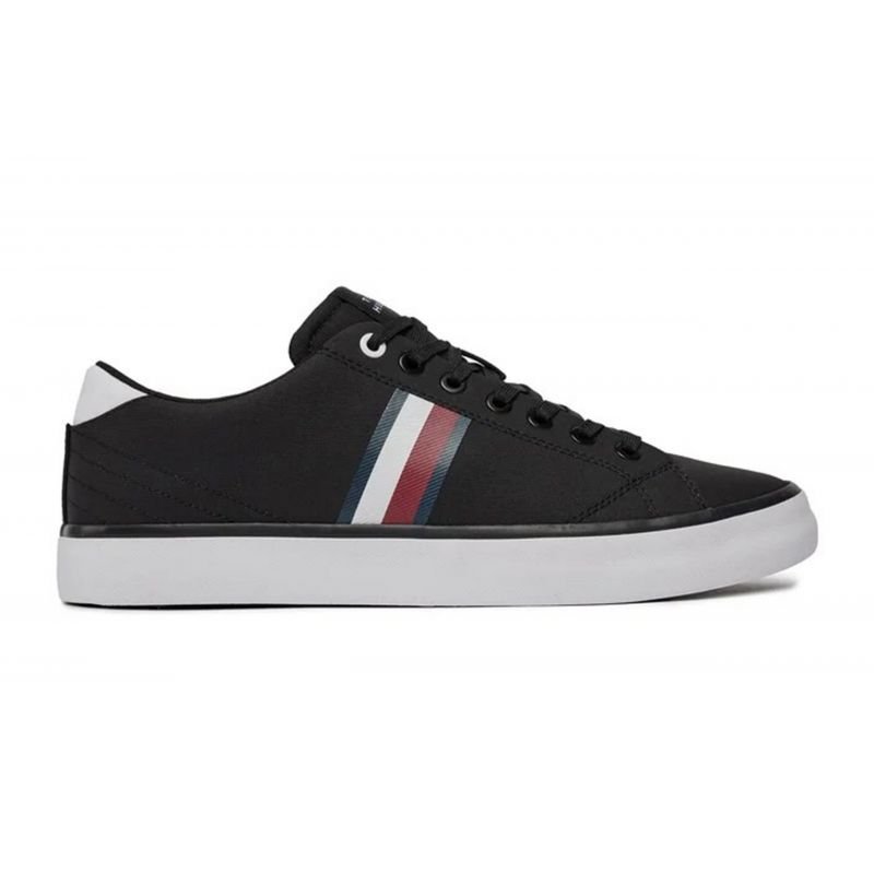 tryoshop-tommy-hilfiger-hi-vulc-low-stripes-mesh-m-fm0fm04946bds-shoes-1121283-1 Tommy Hilfiger Erkek Hi Vulc Düşük Şeritli File Ayakkabılar - Görsel 1