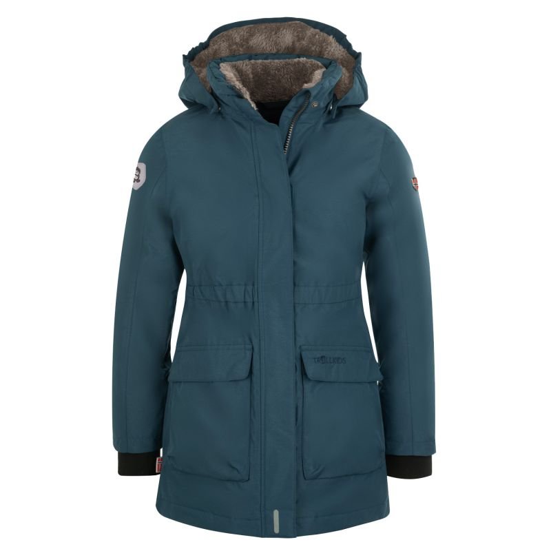 tryoshop-trollkids-girls-alesund-coat-children-s-waterproof-hooded-down-jacket-winter-navy-blue-301-142-1179129 Trollkids Girls Alesund Mont