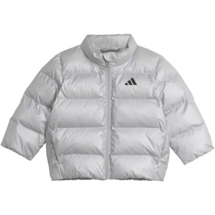 Adidas Sentetik Dolgulu Glam Gümüş Çocuk Ceketi JM8870