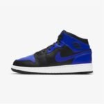 Air Jordan 1 Mid Hyper Royal GS Çocuk Ayakkabıları - 554725-077 - Görsel 2