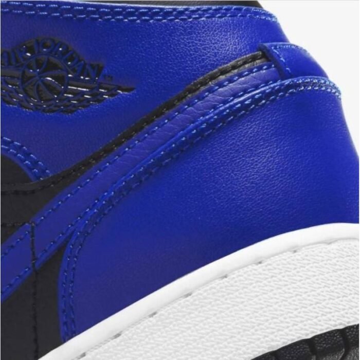 Air Jordan 1 Mid Hyper Royal GS Çocuk Ayakkabıları - 554725-077 - Görsel 7