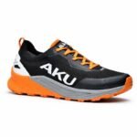 Aku erkek outdoor trekking ayakkabıları Aira konforlu yürüyüş siyah gri turuncu
