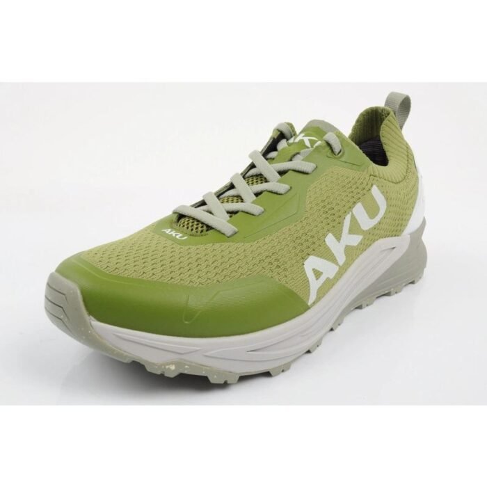 Aku Erkek Outdoor Trekking Ayakkabıları Aira Rahat Yürüyüş Yeşil Gri - Görsel 4