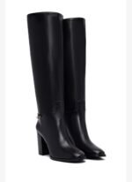 Derimod Kadın Siyah Kalın Topuklu Deri Çizme 25WFD101818 - Görsel 4