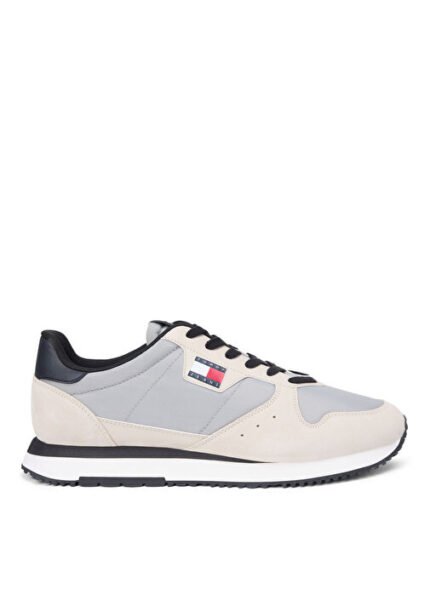 Tommy Hilfiger Bej Erkek Sneaker TJM EVA RUNNER LEATHER
