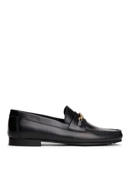 Tommy Hilfiger Siyah Kadın Deri Loafer FW0FW08956BDS