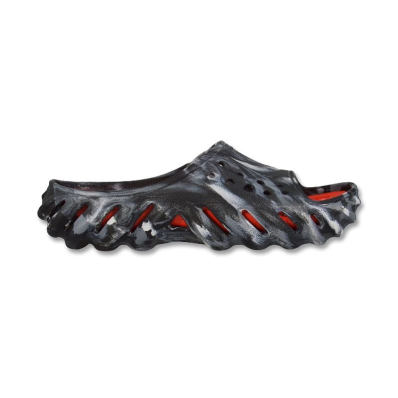 tryoshop-crocs-echo-marbled-slide-pool-clogs-in-black-flame-208467-0x9-1975664 Crocs Echo Marbled Slide