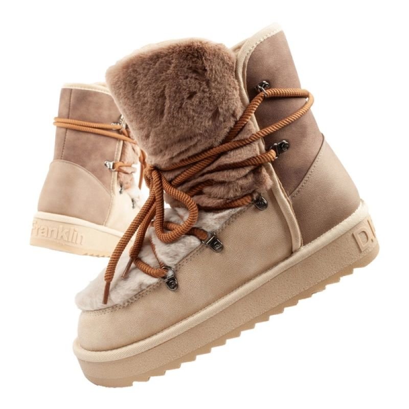 tryoshop-d-franklin-women-s-winter-snow-boots-fashionable-fur-lining-brown-beige-high-1674119 D.Franklin kadın kış kar