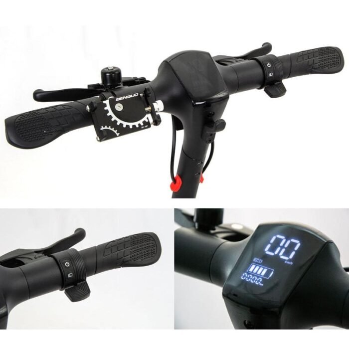 ELEKTRİKLİ SCOOTER 36V 500W 8AH GÜMÜŞ - Görsel 3