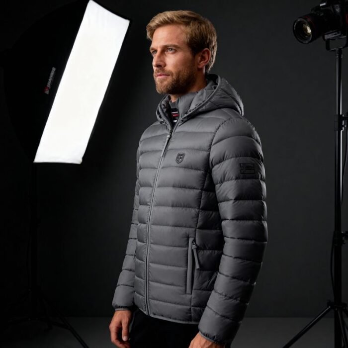 Geographical Norway Erkek Ceket AMIGOTAL HOOD DB DGREY MEN 233 DARK GRAY - Görsel 7