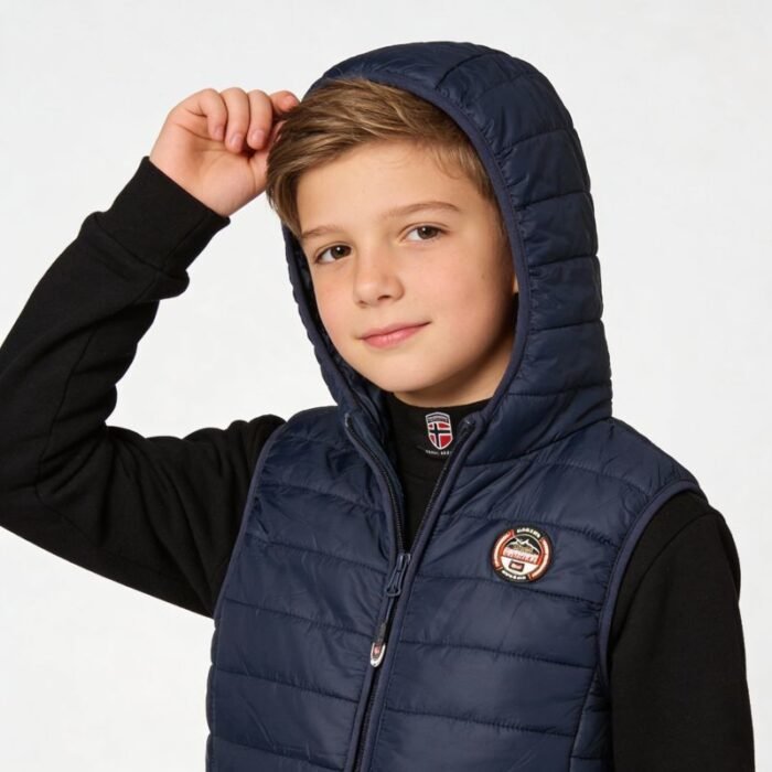 Geographical Norway Vatika Hood EO 233 Jr yelek WW2008E/GNO-Navy - Görsel 7