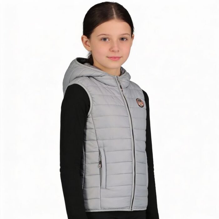Geographical Norway Vatika Hood EO 233 Jr WW2008E/GNO-Hafif Gri yelek - Görsel 5