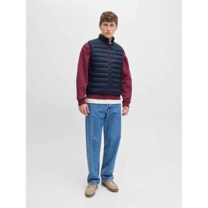 JackJones erkek yelek JJEBRADLEY LIGHT BODYWARMER COLLAR NOO 12280973 SKY CAPTAIN - Görsel 3