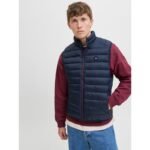 JackJones erkek yelek JJEBRADLEY LIGHT BODYWARMER COLLAR NOO 12280973 SKY CAPTAIN - Görsel 6