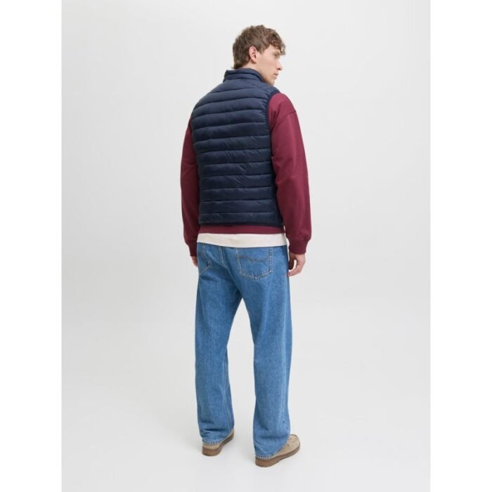 JackJones erkek yelek JJEBRADLEY LIGHT BODYWARMER COLLAR NOO 12280973 SKY CAPTAIN - Görsel 7