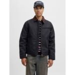 JackJones pilot ceket JORNORREBRO WORKER JACKET 12282903 SİYAH/KORDUROY C