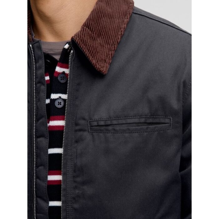 JackJones pilot ceket JORNORREBRO WORKER JACKET 12282903 SİYAH/KORDUROY C - Görsel 4