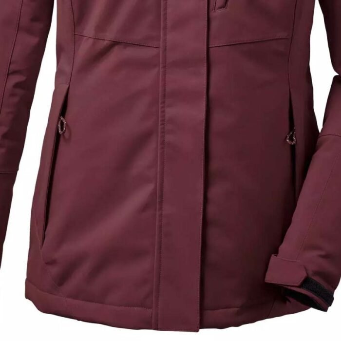Killtec KOW 170 WMN JCKT kadın kapüşonlu mont bordo (38030/445) - Görsel 8
