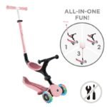 Scooter with ride-on seat