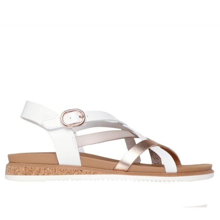 Skechers Bobs Desert Kiss Düşük Sandaletler - Peak Rank W 114709-WHT - Görsel 4