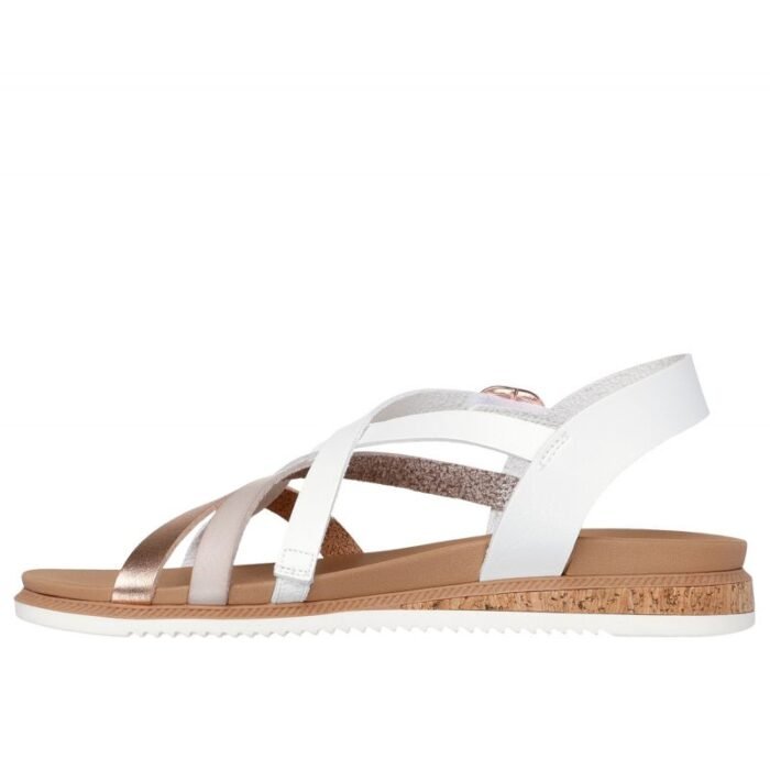 Skechers Bobs Desert Kiss Düşük Sandaletler - Peak Rank W 114709-WHT - Görsel 5