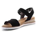 Skechers Espadril BOBS Adobe Princess W 113541-BLK Sandaletler - Görsel 3