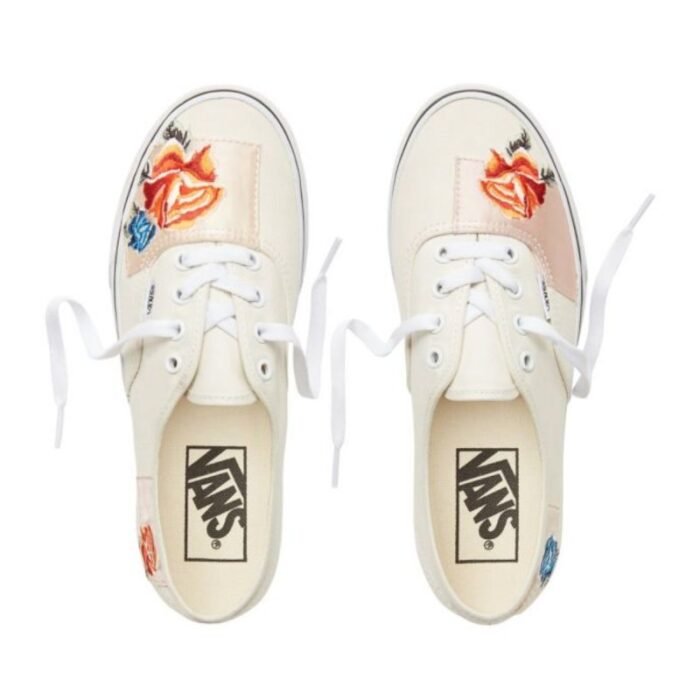 Vans Authentic Saten Patchwork Kadın Sneakerlar - VA38EMU5Q - Görsel 4