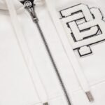 Kadın izole fermuarlı kapüşonlu sweatshirt, beyaz Pit Bull Sherpa Ruffina - 184011000200 - Görsel 4