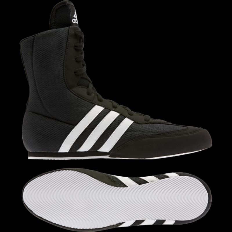 tryoshop-adidas-box-hog-ii-boxing-shoes-black-1085613-4 ADIDAS BOX HOG II Boks Ayakkabıları Siyah - Görsel 1
