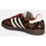 Adidas Samba OG W Leopard Preloved Red Ayakkabı JI2734 - Görsel 4