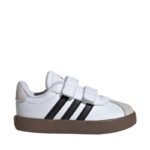 Adidas VL Court 3.0 Kaykay Ayakkabısı Çocuklar İçin Beyaz ve Gri ID9157