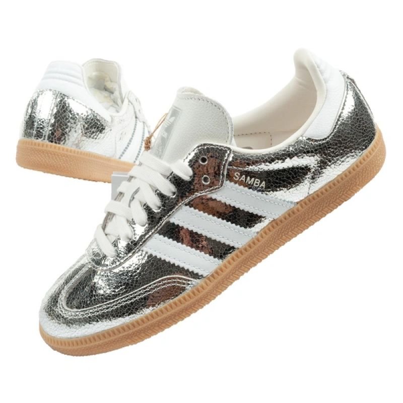tryoshop-adidas-women-s-sports-shoes-samba-og-silver-sneakers-fashionable-leather-2297034-1 Adidas kadın spor ayakkabıları Samba OG gümüş sneaker şık deri - Görsel 1