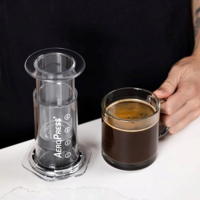 Aeropress Şeffaf Kahve Makinesi