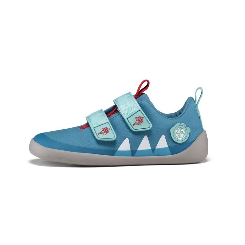 tryoshop-affenzahn-halbschuh-baumwolle-lucky-shark-jr-shoes-00391-30211-1527686-2 Affenzahn Halbschuh Baumwolle Lucky Shark Jr ayakkabı 00391-30211 🦈 - Görsel 1