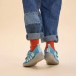 Affenzahn Halbschuh Baumwolle Lucky Shark Jr ayakkabı 00391-30211 🦈 - Görsel 3