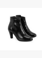 Desa Aliza Siyah Kadın DesaComfort Fermuarlı Topuklu Deri Bot