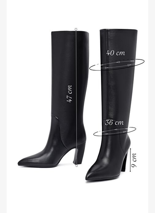 Derimod Kadın Siyah Kalın 2