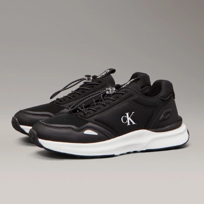 Calvin Klein kadın spor ayakkabı düşük kesim BAĞCIKSIZ SNEAKER V3X9-83010-1464999 SİYAH - Görsel 2