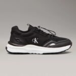 Calvin Klein kadın spor ayakkabı düşük kesim BAĞCIKSIZ SNEAKER V3X9-83010-1464999 SİYAH