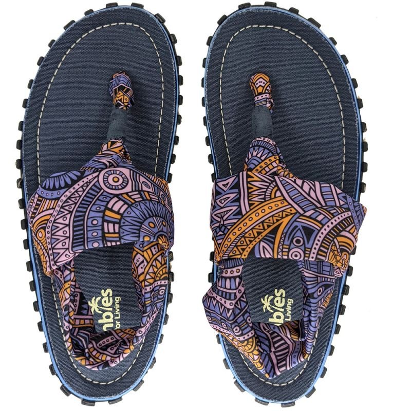 tryoshop-gumbies-slingback-flip-flops-w-g-sb-wn-aztec-975654 Gumbies Slingback Terlik Bayan