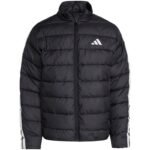 Mens adidas Essentials 3-Stripes Ceket Siyah JM8416 - Görsel 2
