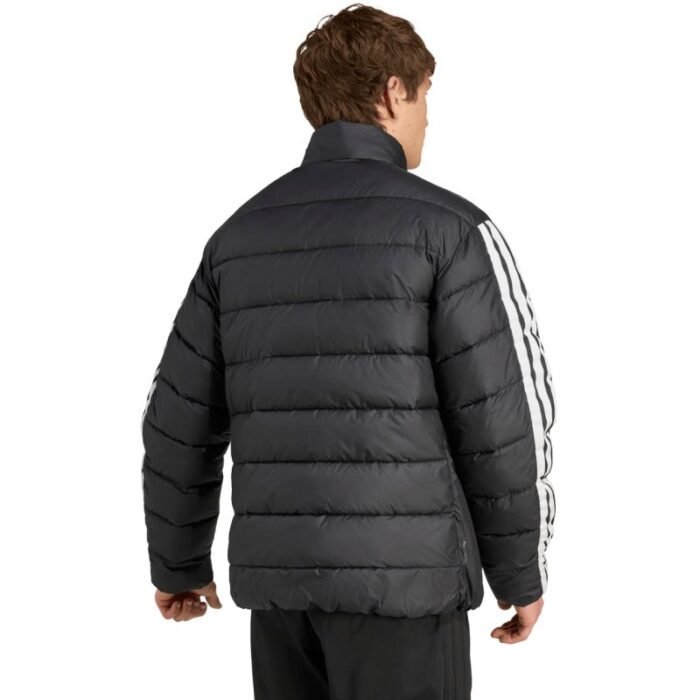 Mens adidas Essentials 3-Stripes Ceket Siyah JM8416 - Görsel 3