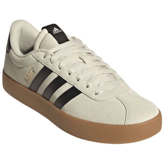 Mens adidas VL Court 3.0 ayakkabı bej JR2222 - Görsel 4