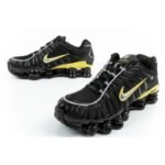 Nike Men Shox TL Erkek Spor Ayakkabıları Şık Sneaker Siyah - Görsel 8