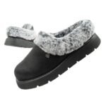 Skechers Cozy Blend kadın terlik ayakkabıları, yalıtımlı kayma önleyici spor ayakkabılar