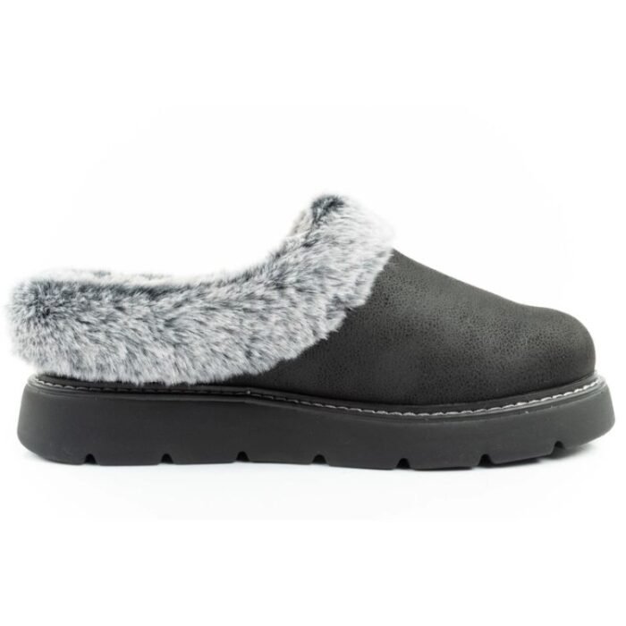 Skechers Cozy Blend kadın terlik ayakkabıları, yalıtımlı kayma önleyici spor ayakkabılar - Görsel 4